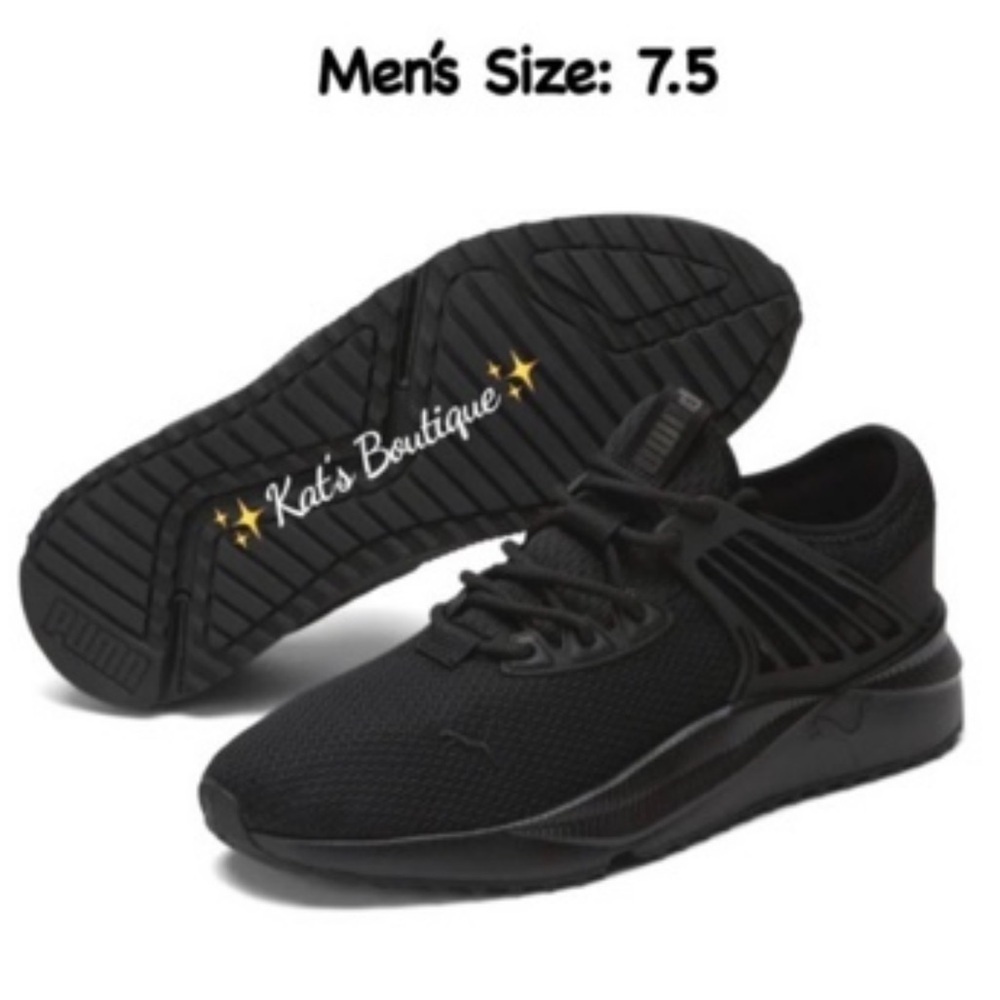 (NWT) PUMA Men’s Pacer Future Running Shoe In Black, Size: 7.5